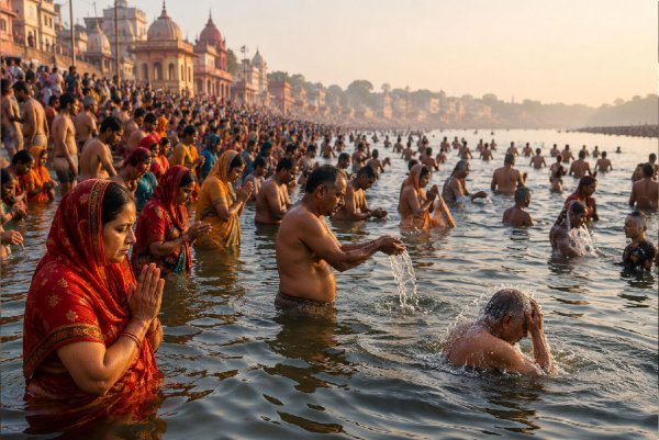 गंगा दशहरा :  आस्था का संगम, सरयू से गंगा घाटों में भीड़