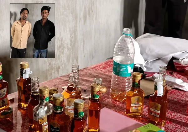 घोटाला : ब्रांडेड शराब में पानी मिलाकर हो रही थी बिक्री, आबकारी विभाग की दबिश में 4 कर्मचारी रंगे हाथ गिरफ्तार
