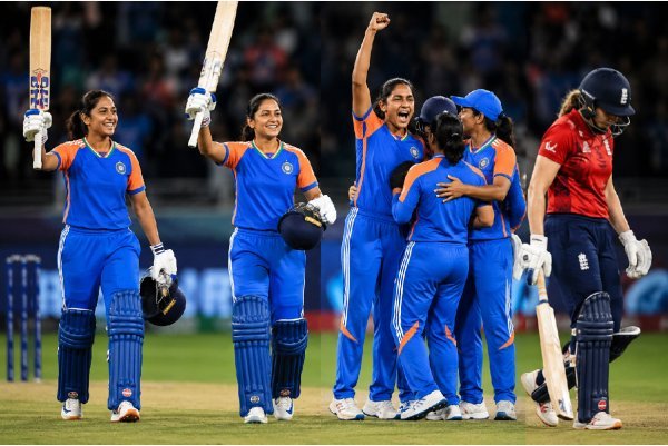 क्रिकेट महिला टी-20 : भारत ने इंग्लैंड पर कसा शिकंजा, 38 रन से दर्ज की शानदार जीत