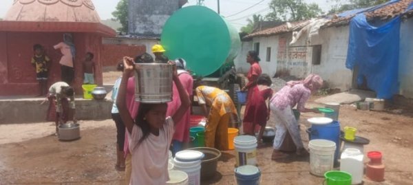भीषण गर्मी : जल संकट पर बालको की बड़ी पहल, वार्ड 40-41-42 को मिली राहत