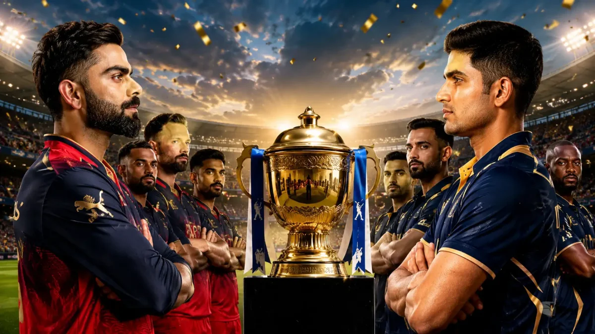 RCB और GT के बीच मुकाबला आज