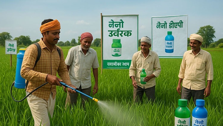 नैनो यूरिया-डीएपी से आधुनिक खेती करते किसान