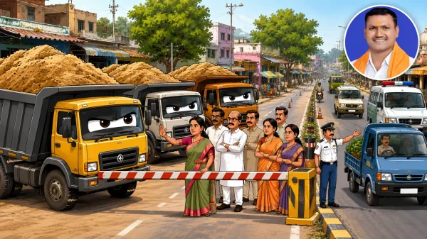 निर्णय : नवापारा-राजिम में रेत परिवहन वाहनों पर लगेगा बैरियर, यातायात होगा नियंत्रित