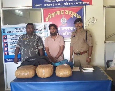 कार्रवाई : 51 किलो गांजा बरामद, तस्करी नेटवर्क की जांच शुरू