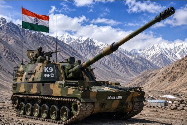 भारतीय सेना : लद्दाख में दमदार प्रदर्शन के बाद K9 वज्र पर सेना का बढ़ा भरोसा
