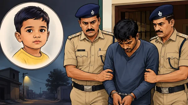 बड़ा खुलासा : 4 वर्षीय मासूम की हत्या का 7 माह बाद खुलासा, फरार आरोपी गिरफ्तार