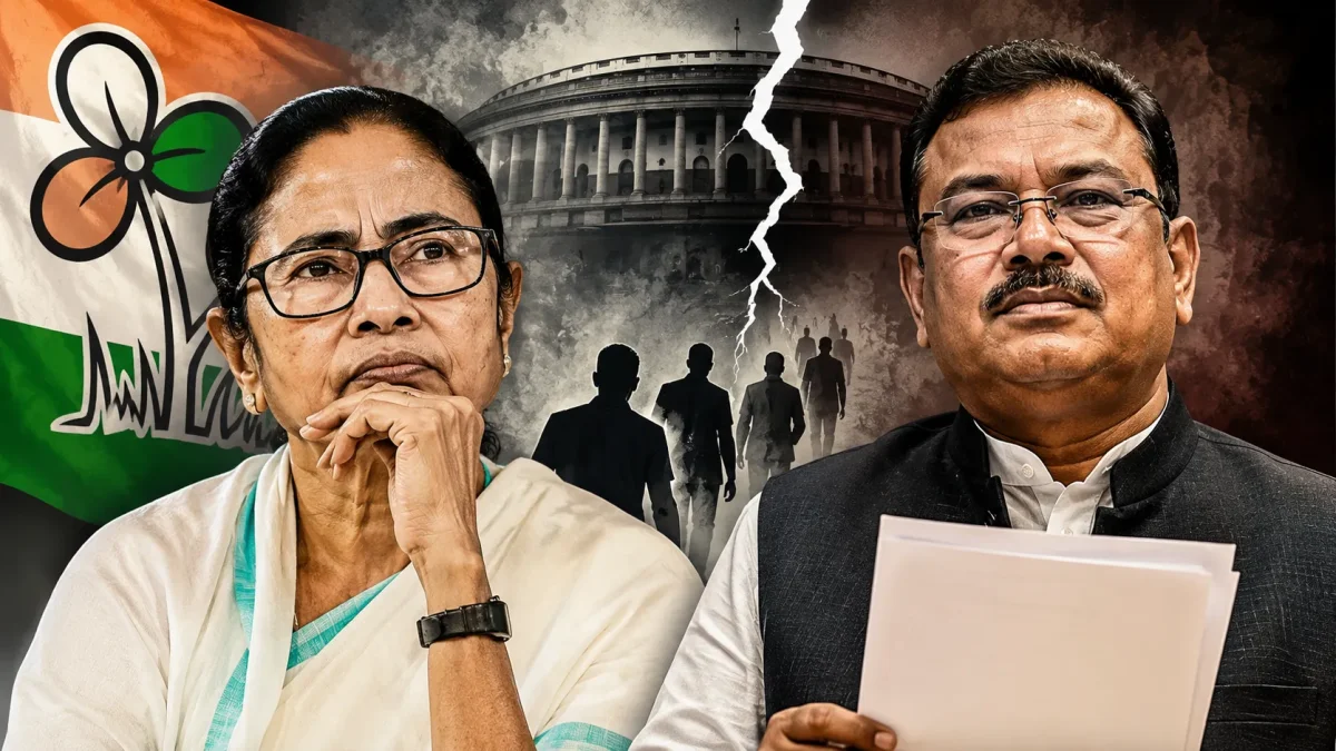 तीसरे राज्यसभा सांसद का त्यागपत्र