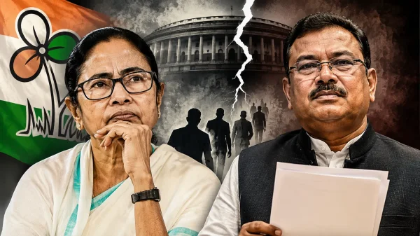 राजनीतिक विखंडन : एक ही सप्ताह में तीसरे राज्यसभा सांसद का त्यागपत्र, ममता बनर्जी के समक्ष गहराया अस्तित्व का संकट