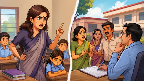 कार्रवाई : बच्चों और पालकों से दुर्व्यवहार मामले में शिक्षिका निलंबित