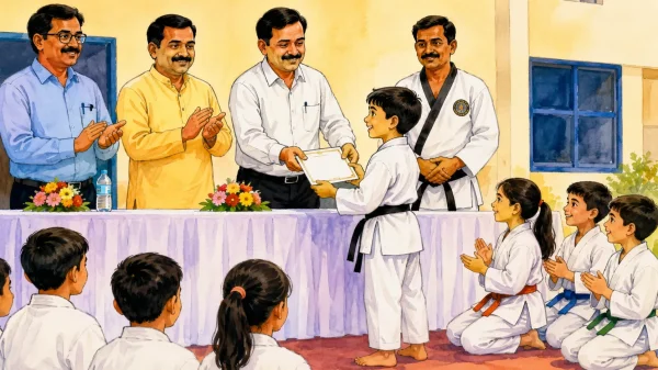 कराटे प्रशिक्षण : पांच दिवसीय कराटे शिविर का भव्य समापन, छात्रों में दिखा उत्साह