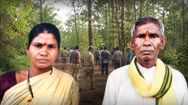 घटना :  पति-पत्नी के शव जंगल में अलग-अलग पेड़ों पर लटके मिले, इलाके में सनसनी