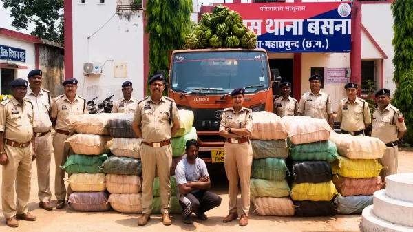 खुलासा : 912 किलो गांजे के केस में मास्टरमाइंड यूपी से दबोचा गया