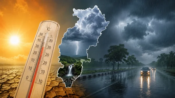 मानसून की सुस्ती : मध्य इलाकों में हीट वेव  का अलर्ट बस्तर समेत 8 जिलों में आंधी-बारिश की चेतावनी