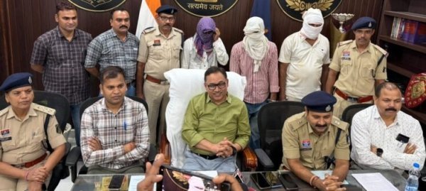 केस : मरवाही अपहरण कांड का खुलासा, 20 लाख की फिरौती मांगने वाले तीन अंतरराज्यीय आरोपी गिरफ्तार