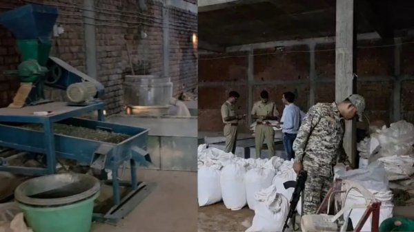 खुलासा : दुर्ग में अवैध गुटखा फैक्ट्री का भंडाफोड़, 32 बोरे माल जब्त