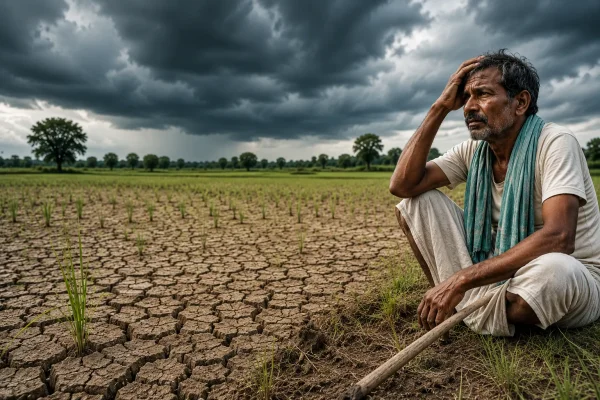 खेतों में सन्नाटा : लखौली क्षेत्र के 25 से ज्यादा गांवों में थमी खरीफ की रफ्तार