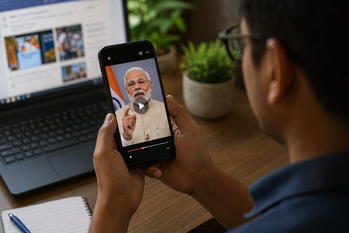 मोदी का वायरल वीडियों फर्जी