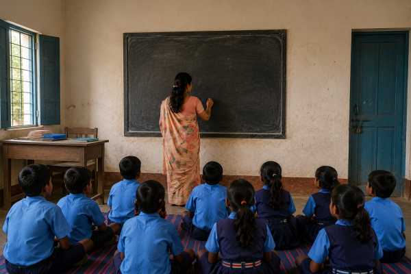 शिक्षा पर संकट :  बच्चों का भविष्य एक शिक्षक के भरोसे, जिले के 307 स्कूलों में स्टाफ की भारी कमी