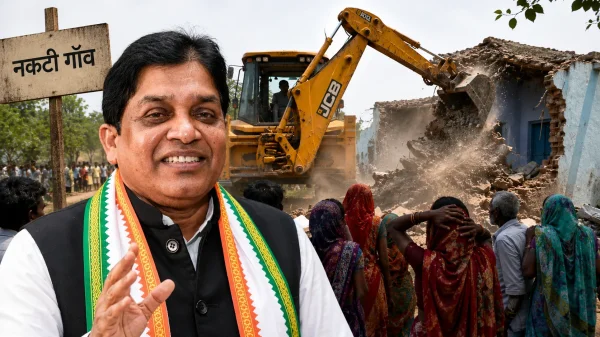 डॉ. डहरिया ने उठाए सवाल : गरीबों के आशियाने उजाड़कर विधायक कॉलोनी बनाना गलत