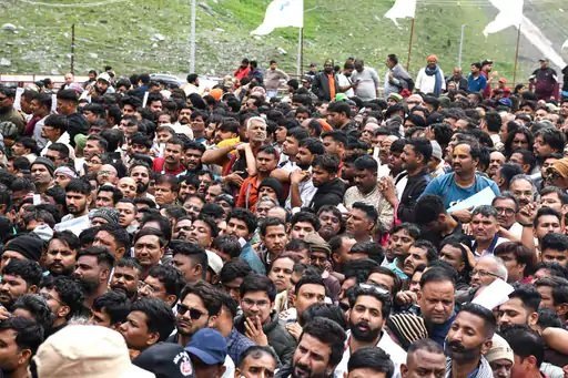अमरनाथ यात्रा : पहले दिन 4,822 श्रद्धालु बाबा बर्फानी के दर्शन को रवाना