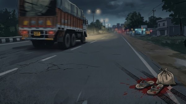 हादसा : रोजगार की तलाश में आया था बसना, ट्रक ने ली 55 वर्षीय व्यक्ति की जान