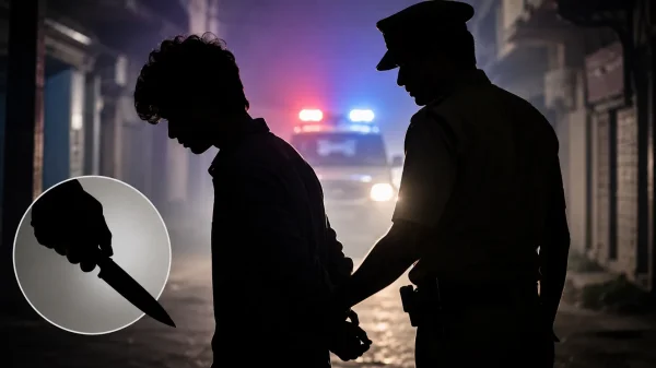 कमर में छिपाकर घूम रहा था धारदार चाकू : इमलीभाठा में लोगों को धमका रहा युवक गिरफ्तार