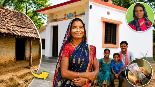 कच्चे मकान से पक्के घर तक : सरकारी योजनाओं का मिला सहारा, सरिता बैगा के परिवार को मिला नया जीवन