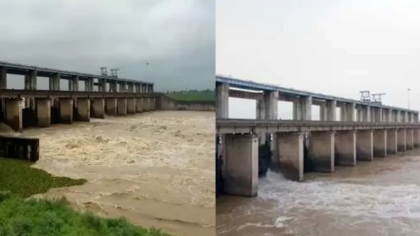 बारिश का कहर : हसदेव नदी उफान पर, दर्री बांध का गेट खुलते ही प्रशासन अलर्ट