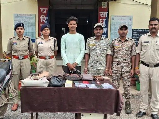 खुलासा : जगदलपुर में महिलाओं का सीरियल झपटमार गिरफ्तार, 9 वारदात कबूलीं