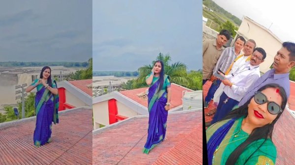 रील का जुनून : सर्किट हाउस की छत पर चढ़ी महिला, वीडियो वायरल, सुरक्षा व्यवस्था पर उठे सवाल