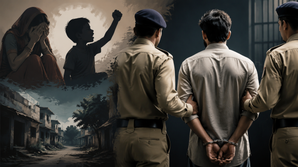 बेटे से पाकिस्तान जिंदाबाद के नारे लगवाने वाला गिरफ्तार: पुलिस ने घटनास्थल पर ले जाकर बुलवाए हिंदुस्तान जिंदाबाद के नारे