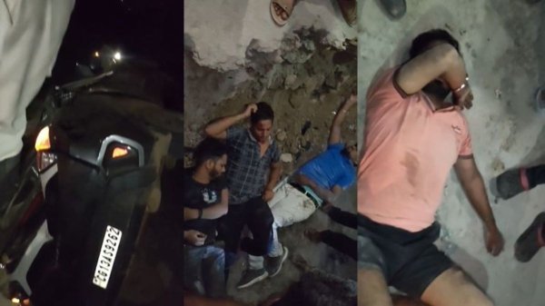 हादसा : बिलासपुर-उरगा रोड पर लापरवाही का खामियाजा, अधूरे पुल से गिरकर कार के उड़े परखच्चे