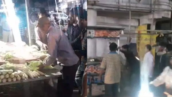 बड़ी कार्रवाई : अवैध कब्जों पर चला अभियान; खुले में बिक रहा मीट कराया नष्ट