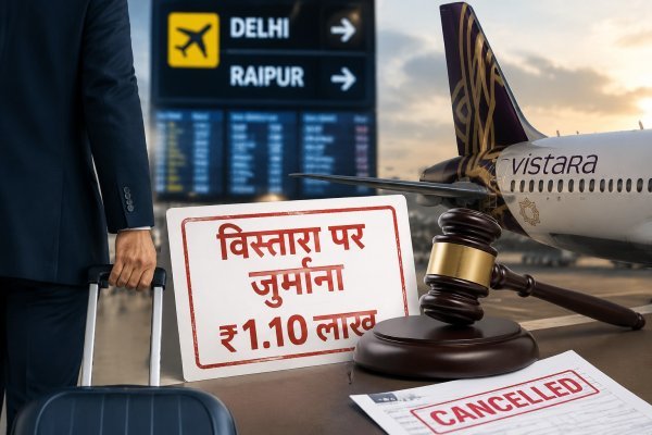फैसला : कन्फर्म टिकट बेचकर दूसरे यात्री को दी सीट, Vistara पर 1.10 लाख का जुर्माना