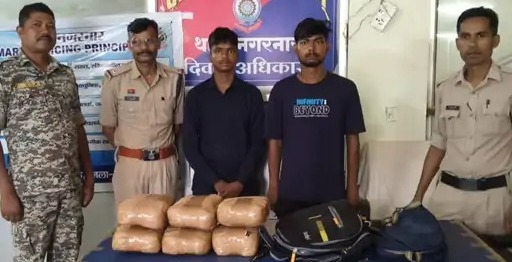 गांजा तस्करी के आरोपी गिरफ्तार