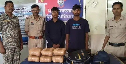 एक्शन : फॉरेस्ट नाका पर पुलिस की घेराबंदी, बैग से निकला 12.7 किलो गांजा