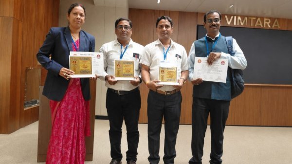 राष्ट्रीय समारोह : शिक्षा के क्षेत्र में उत्कृष्ट योगदान पर बसना के चार शिक्षक राष्ट्रीय स्तर पर सम्मानित