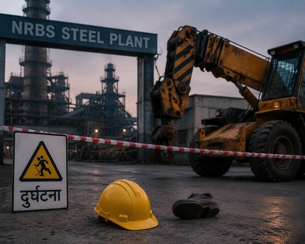 हादसा : हाइड्रा की टक्कर से स्टील प्लांट के HR हेड की गई जान