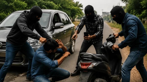 धमतरी में लूट का मामला : बदमाशों का आतंक, युवक से मारपीट कर लूट ले गए नकदी और स्कूटी