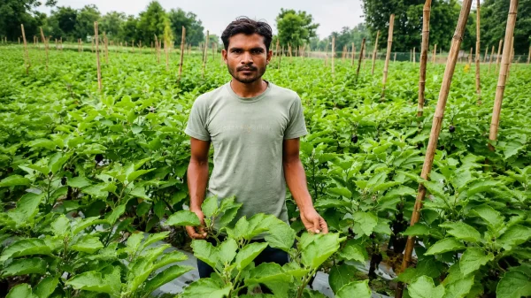 आधुनिक खेती से सफलता : ग्राफ्टेड बैंगन की खेती से सीताराम पटेल ने बढ़ाई आमदनी, बने प्रेरणा