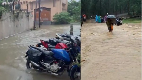 बारिश बनी आफत : रायगढ़ के घरों में घुसा पानी, कवर्धा में नदी पार करना जानलेवा