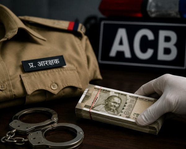 बस्तर में ACB की कार्रवाई : 10 हजार की रिश्वत लेते महिला प्रधान आरक्षक रंगे हाथ गिरफ्तार