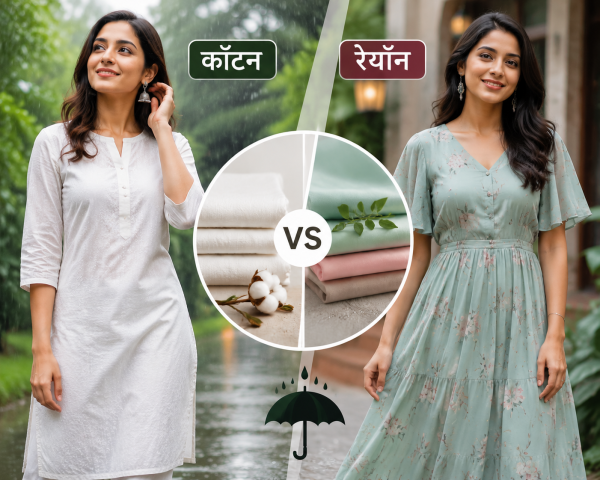 मानसून फैशन टिप्स : कॉटन की ठंडक या रेयॉन का स्टाइल, जानिए कौन रहेगा आपके लिए सही