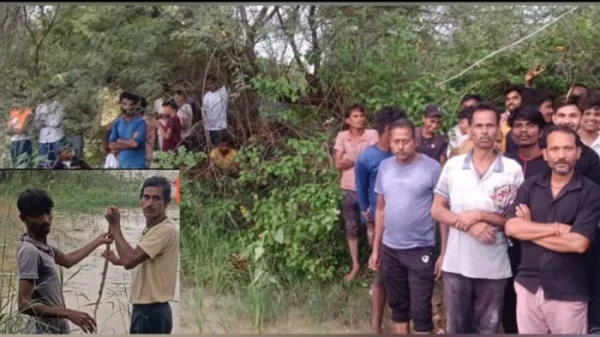 रेस्क्यू अभियान : सोन नदी में मछली पकड़ने गए शिक्षक को पानी में खींच ले गया अजगर