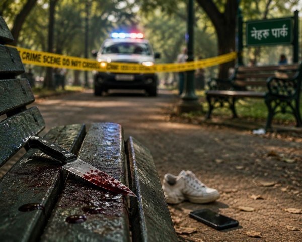 गला रेतकर हत्या : एकतरफा प्यार बना हत्या की वजह, नेहरू पार्क में युवती की बेरहमी से हत्या