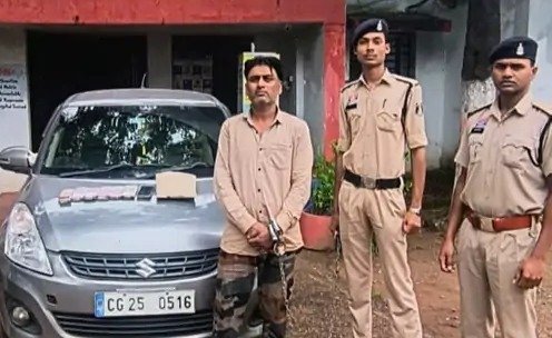 नशे के सौदागर पर कसा शिकंजा, कुम्हारी पुलिस ने बरामद की 1000 प्रतिबंधित गोलियां