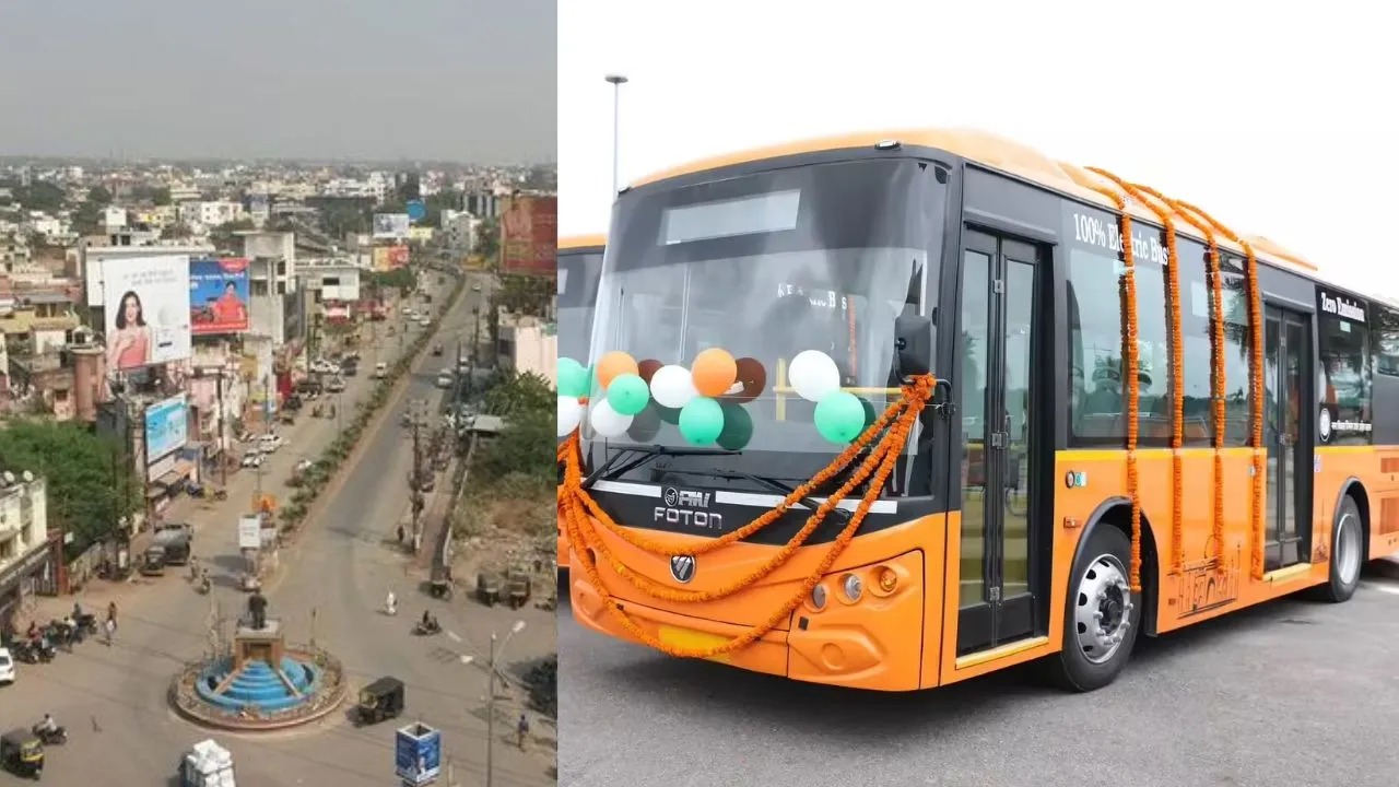 बिलासपुर में ई-बस सेवा