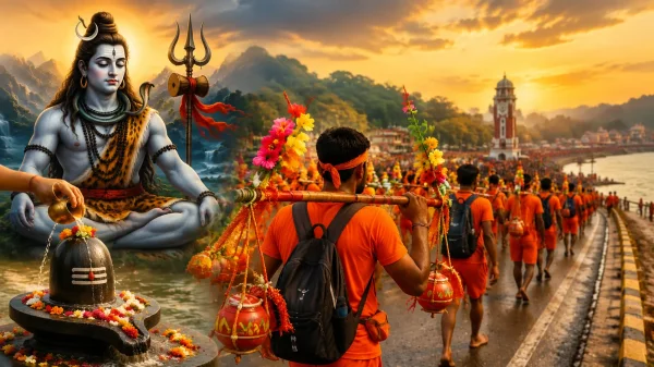 सावन में क्यों निकाली जाती है कांवड़ यात्रा ? जानिए पहला कांवड़िया कौन था और क्या है पौराणिक मान्यता