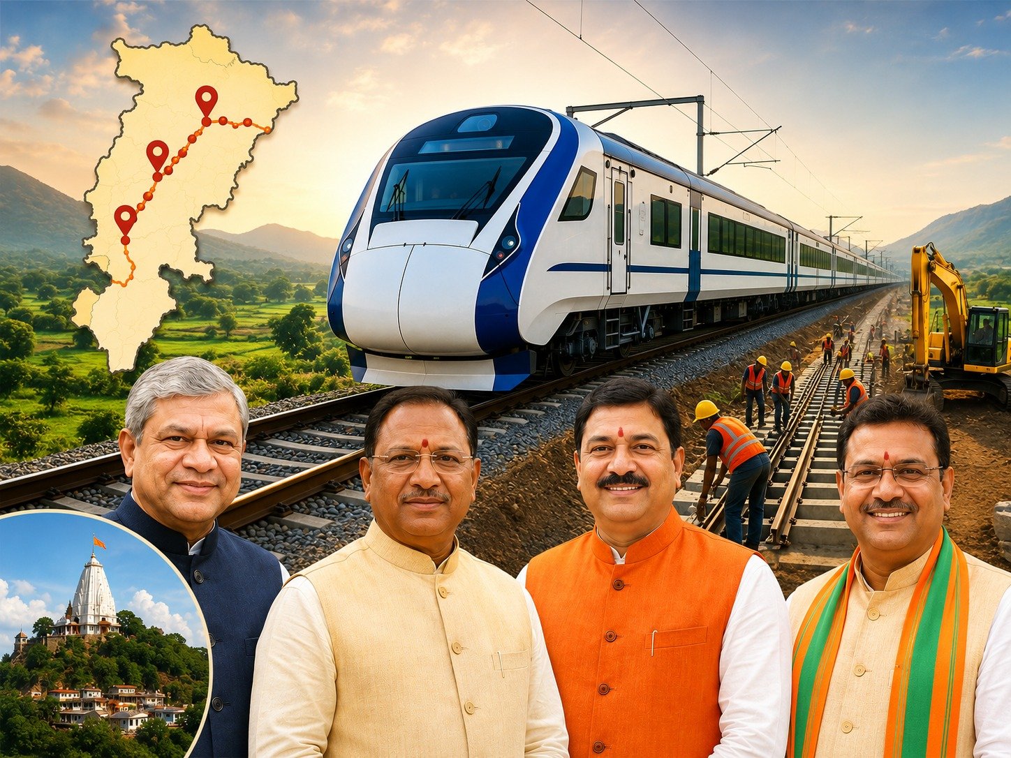 डोंगरगढ़-कटघोरा नई रेल लाइन परियोजना को मिली मंजूरी