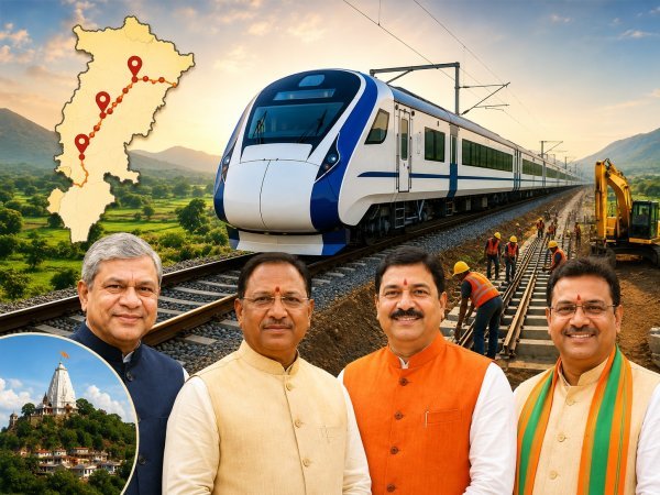 बड़ी सौगात : डोंगरगढ़-कटघोरा नई रेल लाइन को मिली हरी झंडी, 6,947 करोड़ की लागत से बदलेगी चार विधानसभाओं की तस्वीर